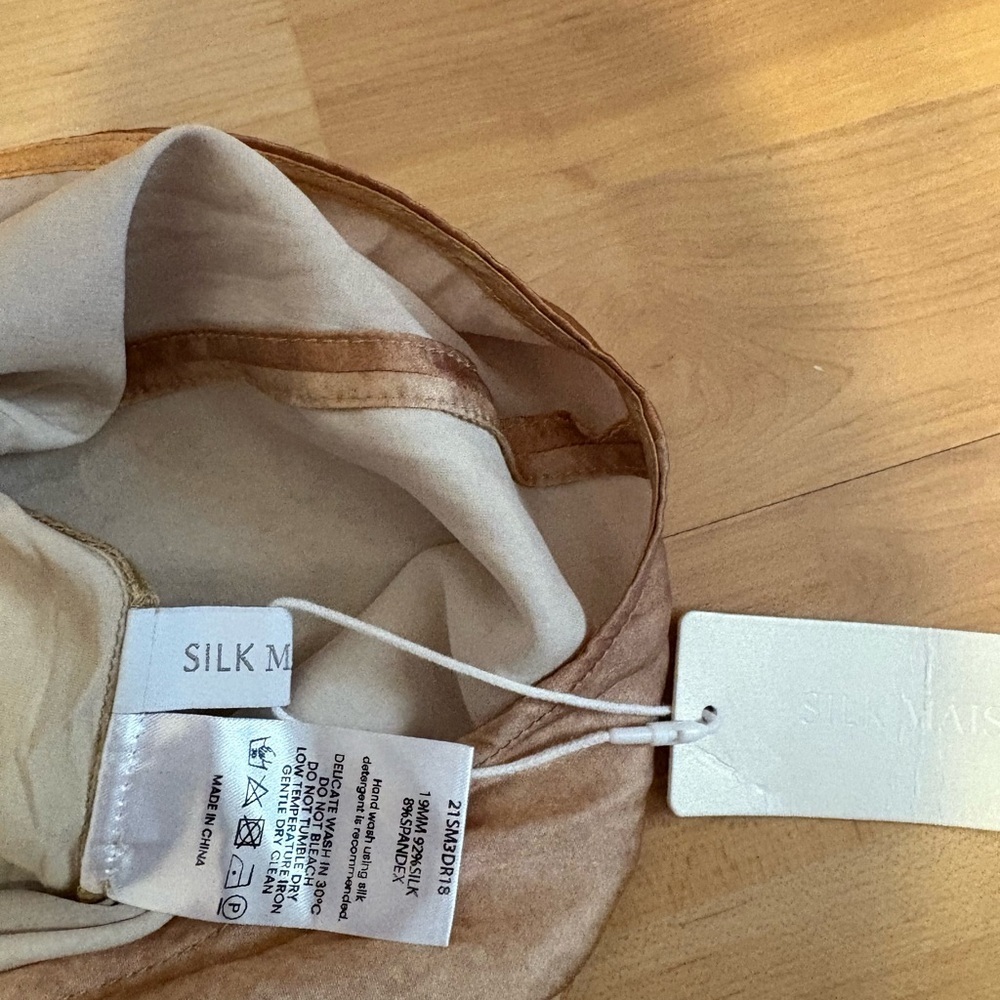 Silk Maison Gradient Halter Dress Small - Picture 5 of 8